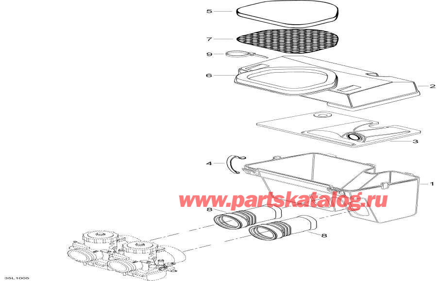 Snow mobile   - Air  - Air Silencer
