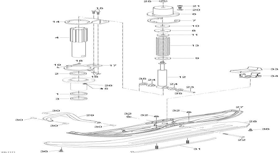    - Front Suspension And Ski /    