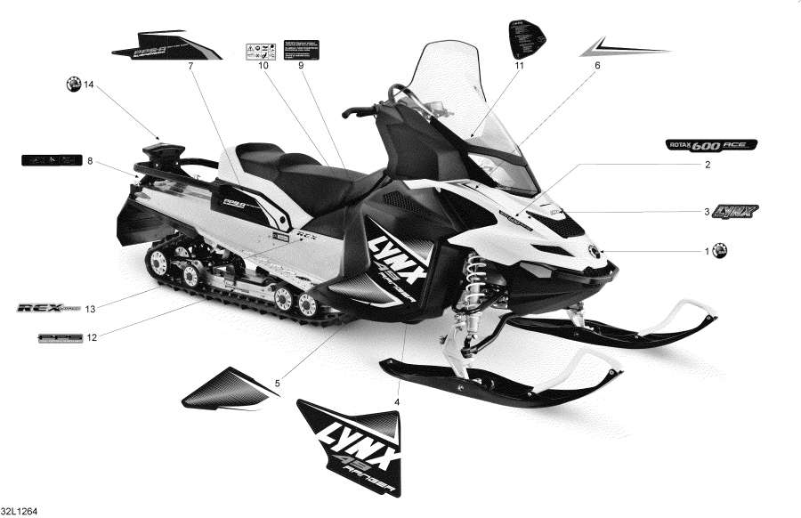 Snowmobiles   -  / Decals