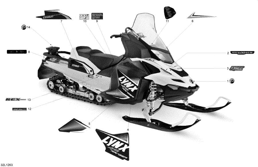 Snowmobiles   -  / Decals