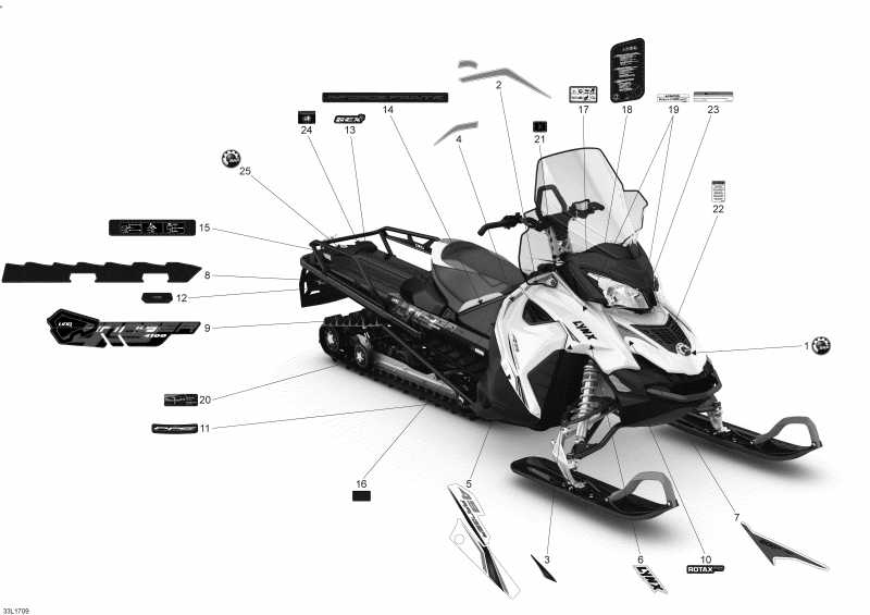 Snow mobile   - Decals 600 Ace & 600 Etec, 600 Ace & 600 Etec