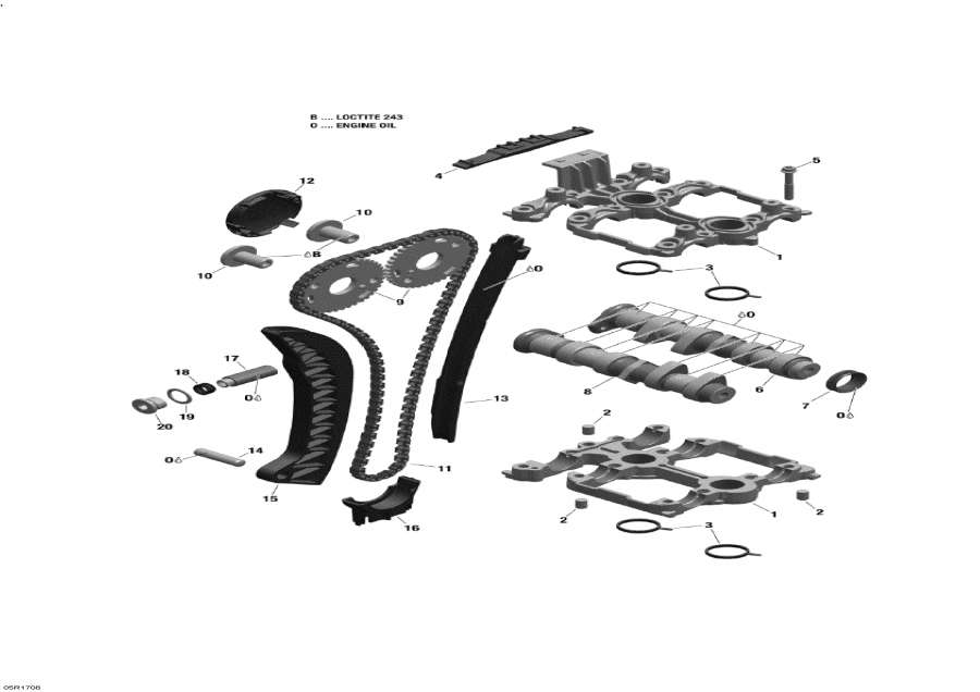  lynx  - Camshafts And Timing Chain - 600 Ace -      - 600 Ace