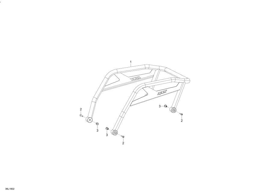 Snowmobiles lynx  - Luggage Rack 49 Ranger / Luggage Rack 49 Ranger