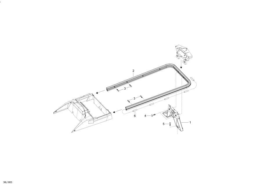 Snowmobile lynx  - Luggage Rack Commander 600 Etec - Luggage Rack Commander 600 Etec