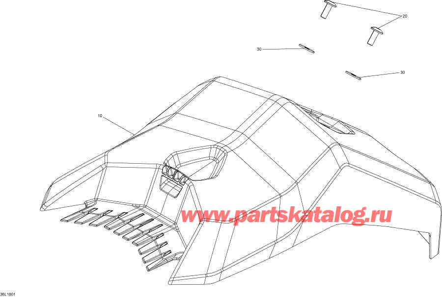    - Luggage Rack Engine 850 E-tec - Luggage Rack  850 E-tec