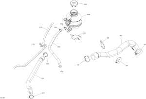 01-  System  850 E-tec (01- Cooling System Engine 850 E-tec)
