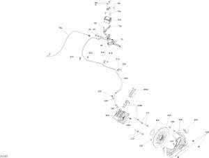 06- s Xtrim  850 E-tec - Can-am  Models (06- Brakes Xtrim Engine 850 E-tec - Can-am Red Models)