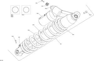 07- Shock Front Xtrim  850 E-tec (07- Shock Front Xtrim Engine 850 E-tec)