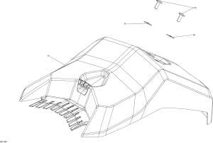 09- Luggage Rack  850 E-tec (09- Luggage Rack Engine 850 E-tec)